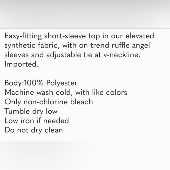 A&F Ruffle Angel Sleeve Top - Picture 5 of 7